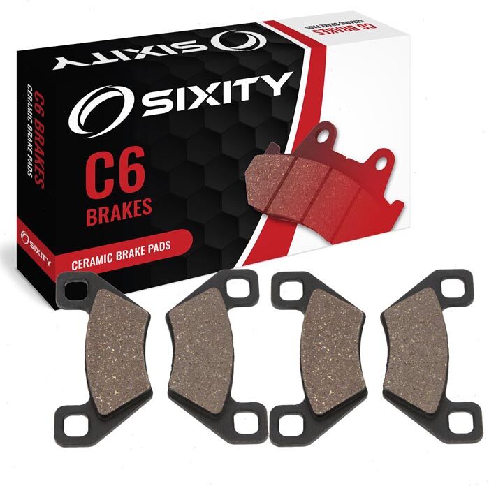 Sixity Front Ceramic Brake Pads 2009-2010 Arctic Cat 1000 TRV Cruiser H2