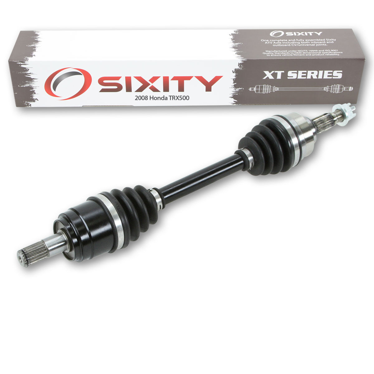 Sixity 2008 Honda TRX500 4X4 Front Left XT ATV Axle - FPE 2A