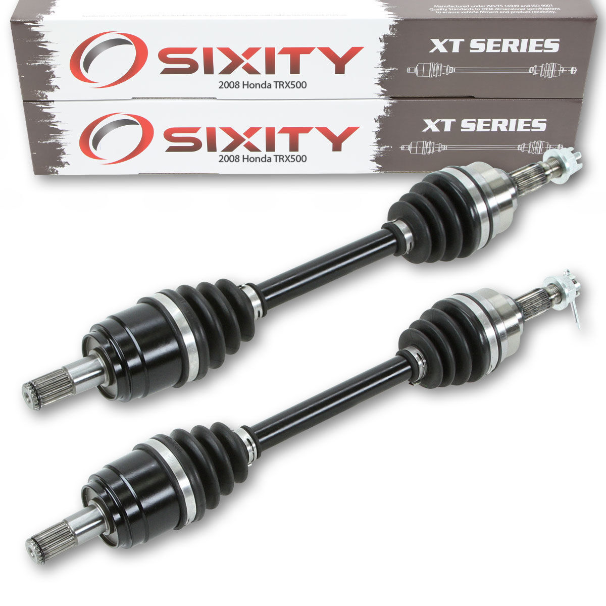 Sixity 2008 Honda TRX500 4X4 Front Left Right XT ATV Axles - Pair FM 2A