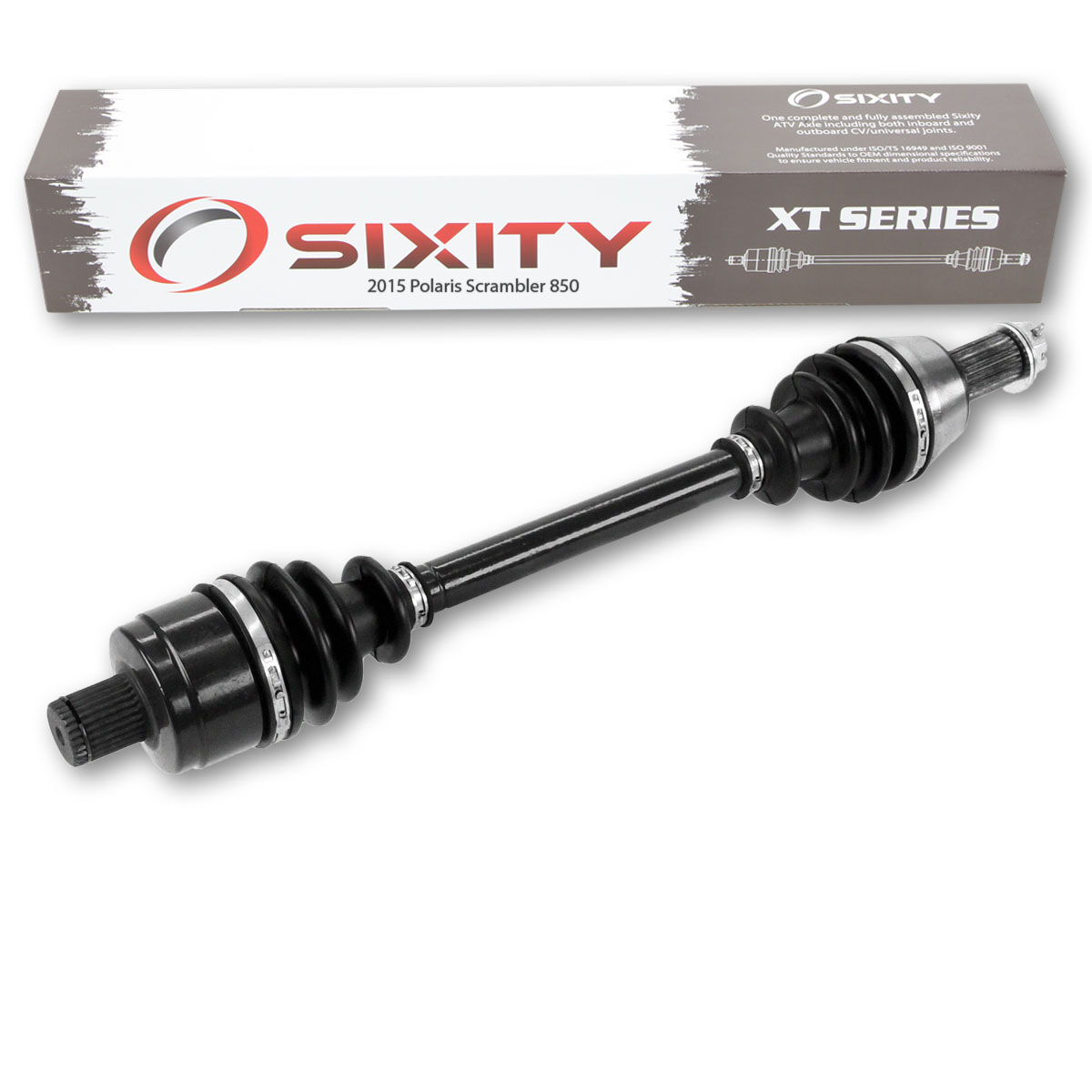 Sixity 2015 Polaris Scrambler 850 4X4 Rear Left XT ATV Axle - MD A15SVA85HD