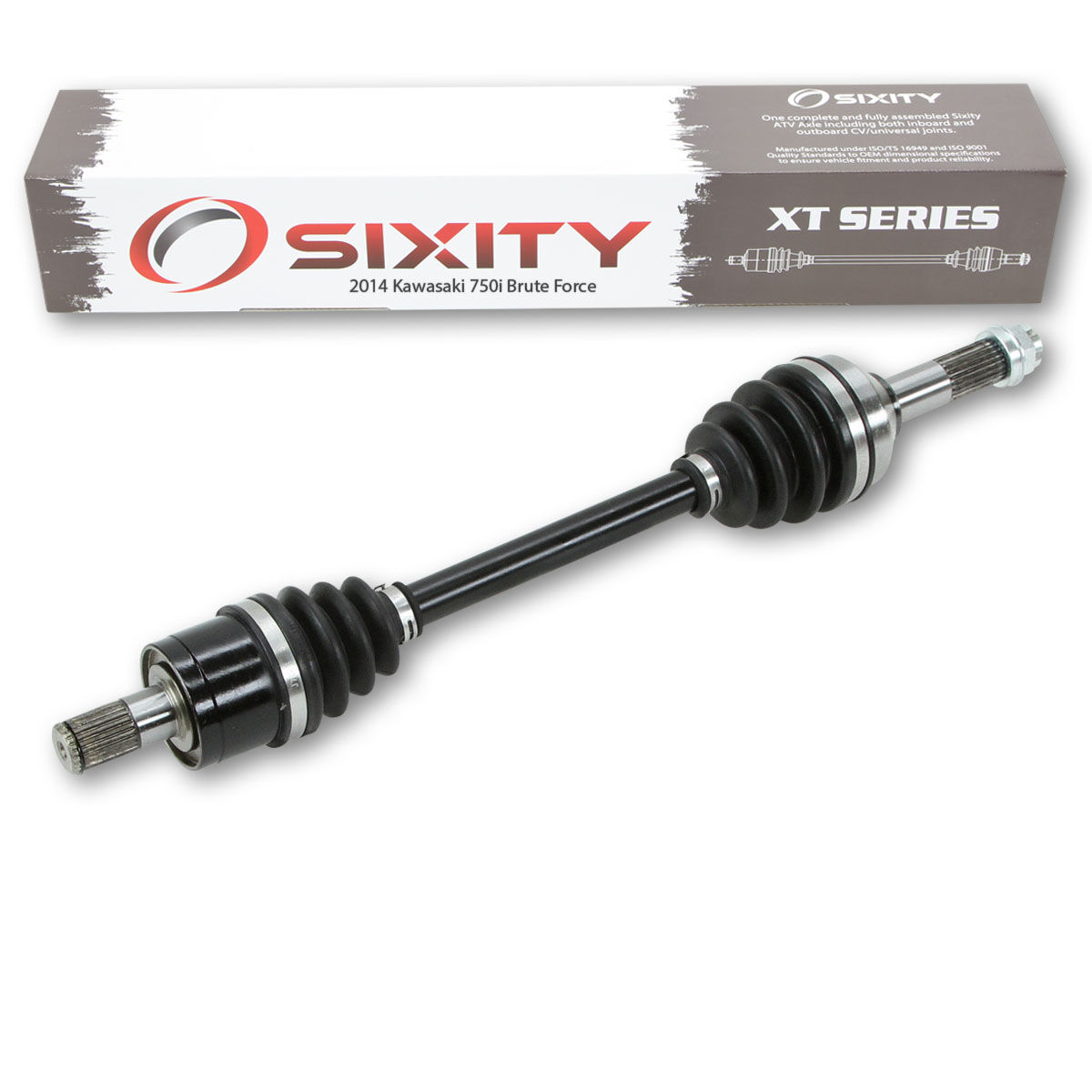 Sixity 2014 Kawasaki 750i Brute Force 4X4 Rear Right XT ATV Axle - KVF750HEF 4X4I EPS