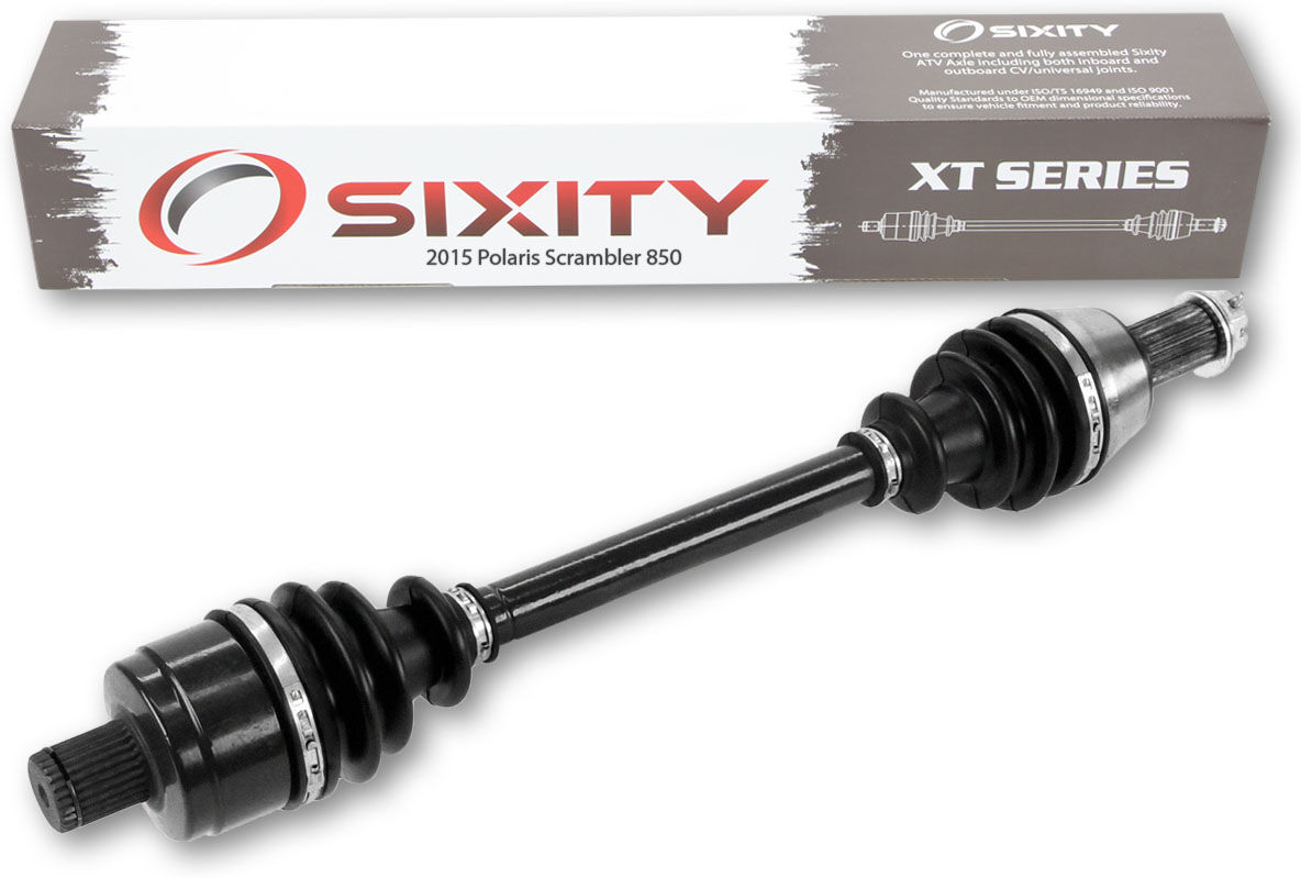 Sixity 2015 Polaris Scrambler 850 4X4 Rear Right XT ATV Axle - MD A15SVA85HD