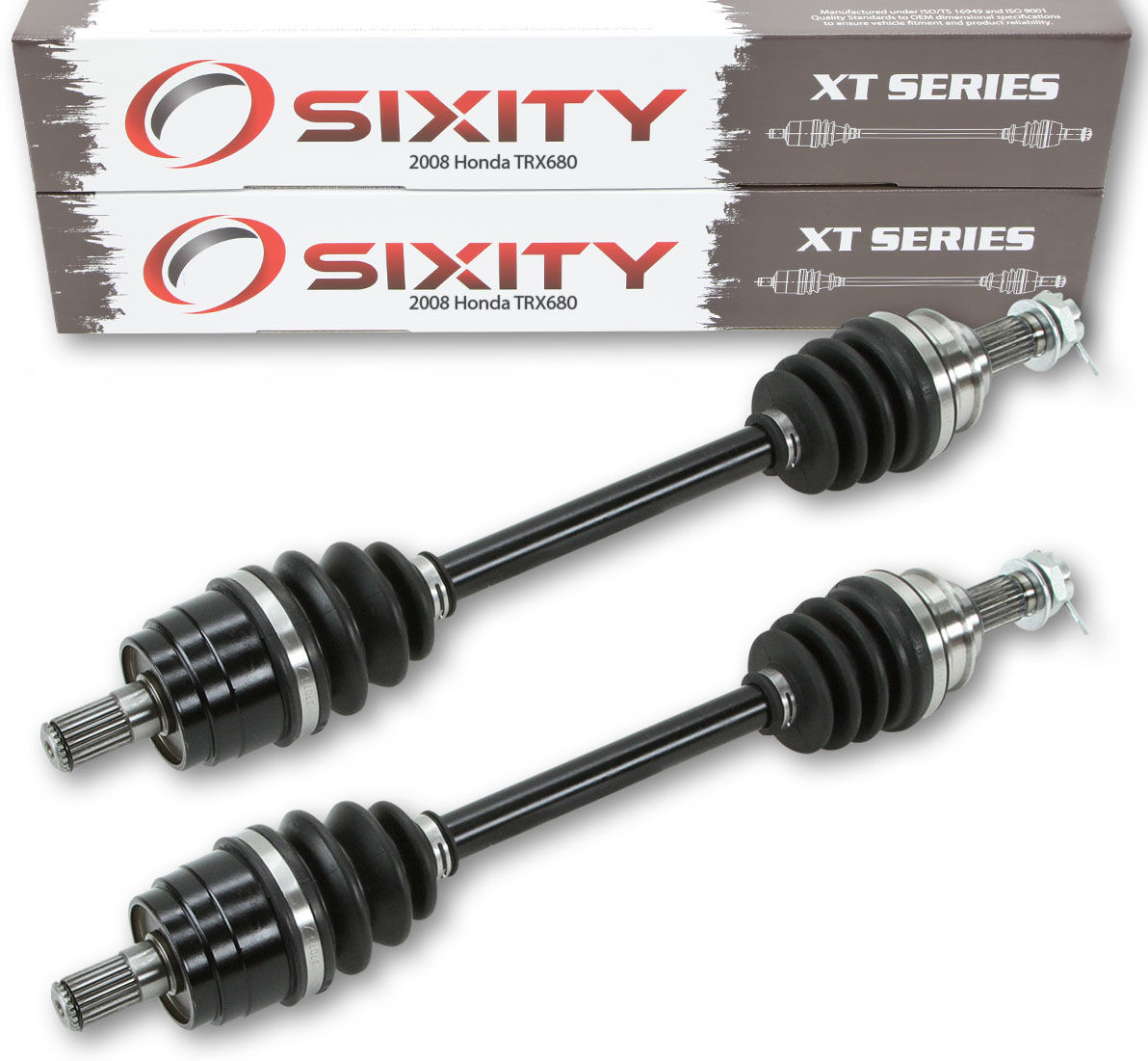 Sixity 2008 Honda TRX680 4X4 Rear Left Right XT ATV Axles - Pair FA A