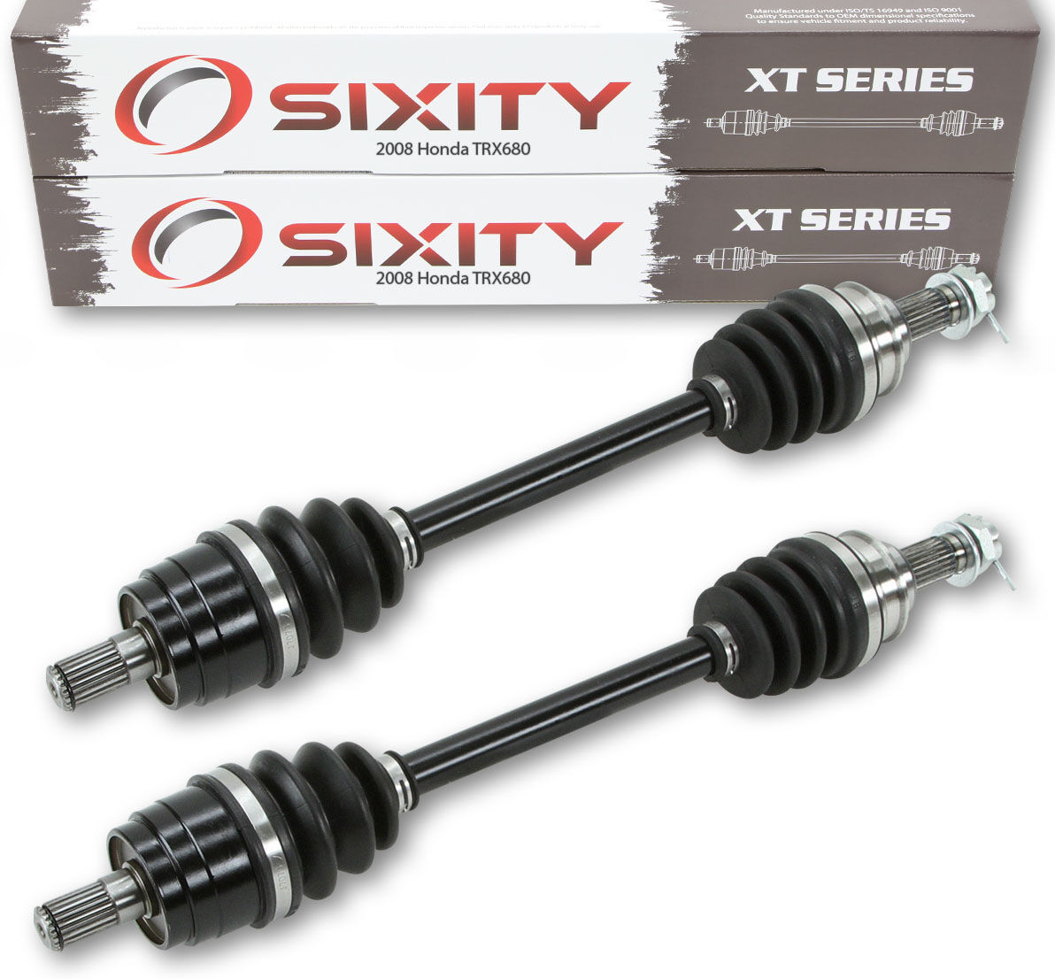 Sixity 2008 Honda TRX680 4X4 Rear Left Right XT ATV Axles - Pair FA 2A