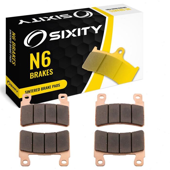 Sixity Front Sintered Brake Pads 2015 Kawasaki ZX636 Ninja ZX-6R 30th Anniversary