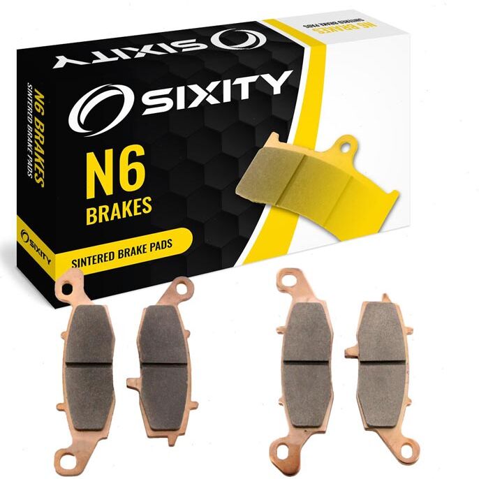 Sixity Front Sintered Brake Pads 2011 Kawasaki EX650 Ninja 650R CBF