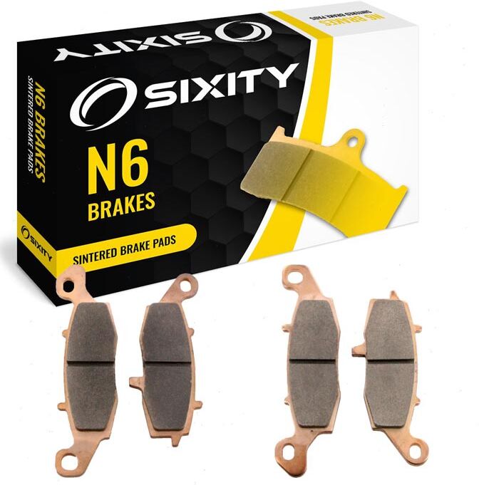 Sixity Front Sintered Brake Pads 2009-2010 Kawasaki VN1700 Vulcan 1700 Classic LT