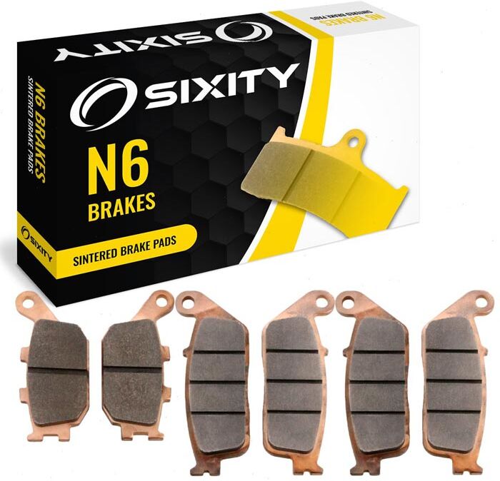 Sixity Front + Rear Sintered Brake Pads 2006 Honda CB600F 599