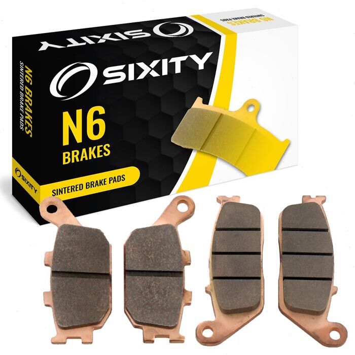 Sixity Front + Rear Sintered Brake Pads 1998-1999 Honda VT1100T Shadow ACE Tour