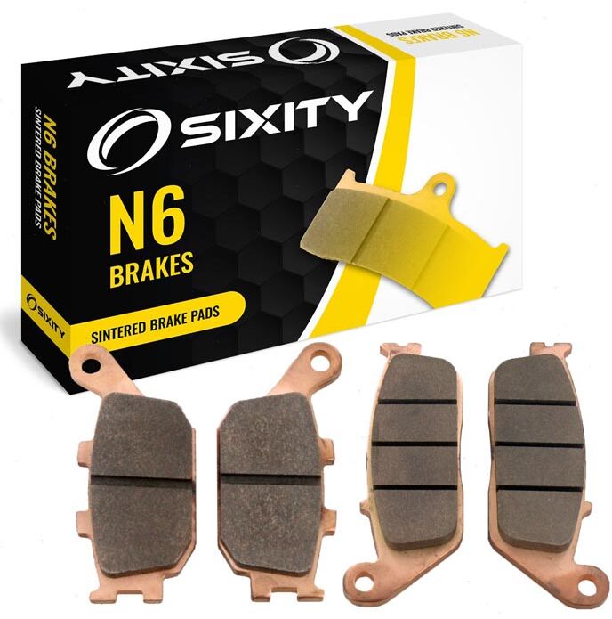 Sixity Front + Rear Sintered Brake Pads 2010-2015 Honda VT13CX Fury