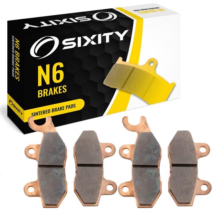 Sixity Front + Rear Sintered Brake Pads 2013-2015 Kawasaki EX300 Ninja 300 ABS