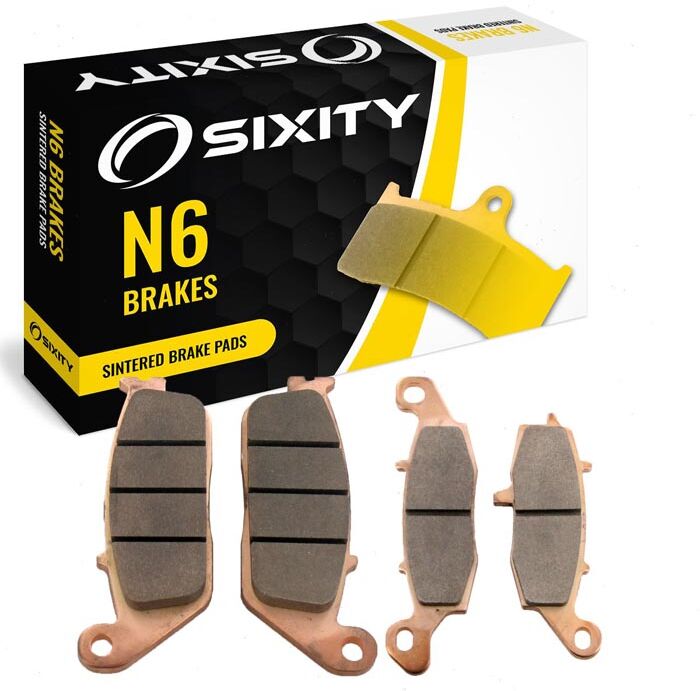 Sixity Front + Rear Sintered Brake Pads 2013 Suzuki C90T Boulevard B.O.S.S.