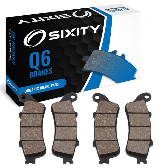 Sixity Front Organic Brake Pads 2005-2008 Honda VTX1800F F1 F2 F3