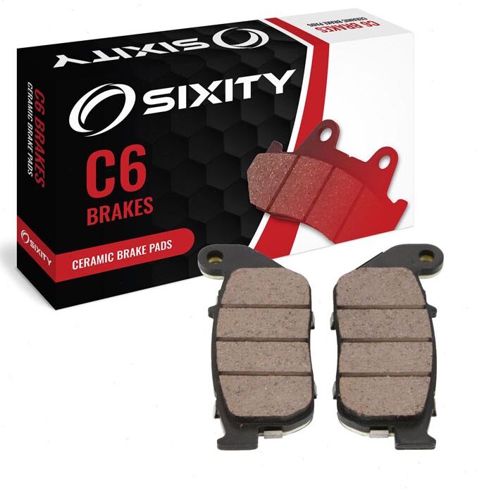 Sixity Front Ceramic Brake Pads 2004-2008 Harley Davidson XL883 Sportster