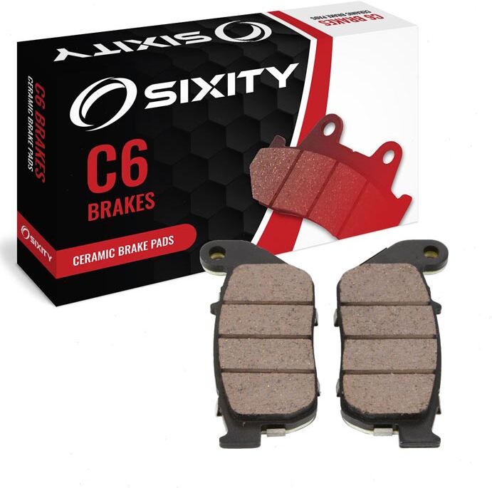 Sixity Front Ceramic Brake Pads 2004-2009 Harley Davidson XL883C Sportster 883 Custom