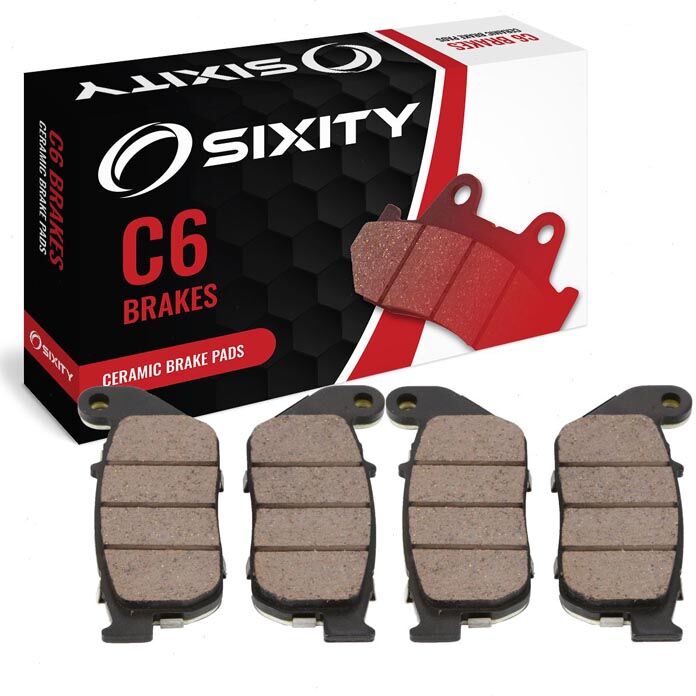 Sixity Front Ceramic Brake Pads 2005-2007 Harley Davidson XL883R Sportster 883