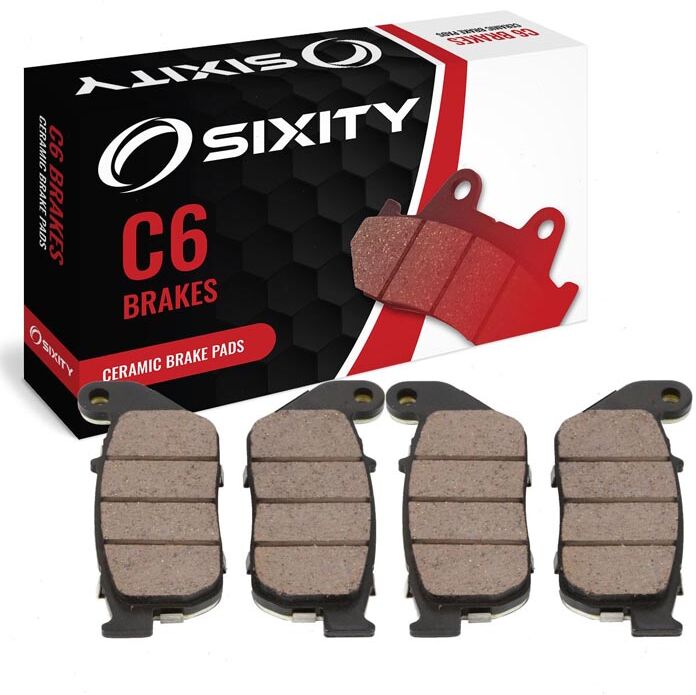 Sixity Front Ceramic Brake Pads 2004-2008 Harley Davidson XL1200R Sportster 1200