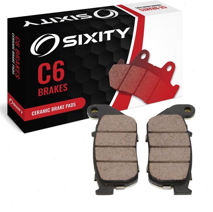 Sixity Front Ceramic Brake Pads 2010-2013 Harley Davidson Sportster XL1200 X Forty