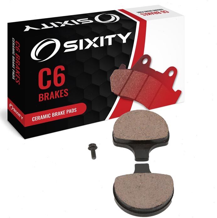 Sixity Front Ceramic Brake Pads 1994-1996 Harley Davidson FLSTN Heritage Softail