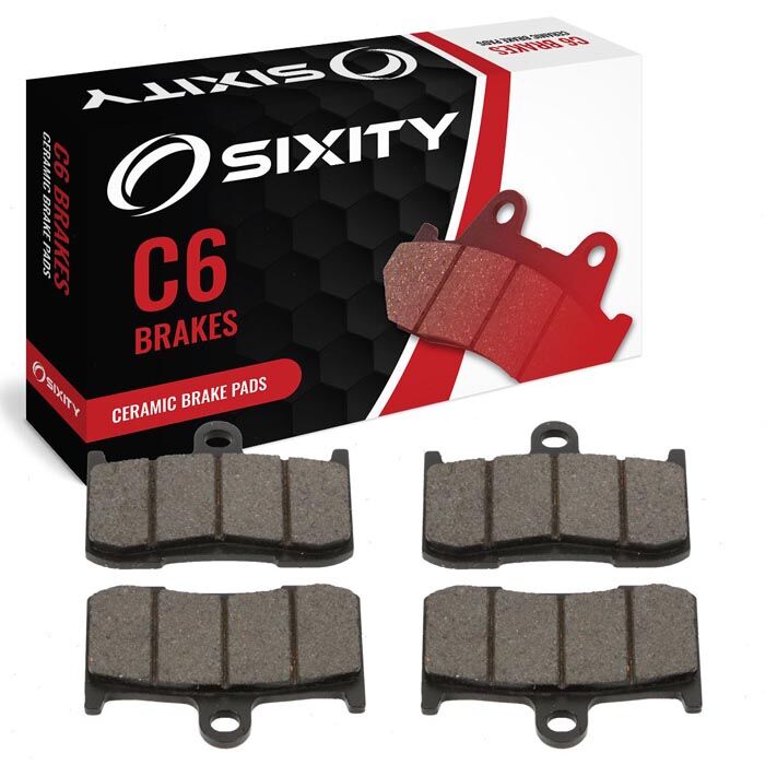 Sixity Front Ceramic Brake Pads 2015 Indian Roadmaster Nissin Calipers