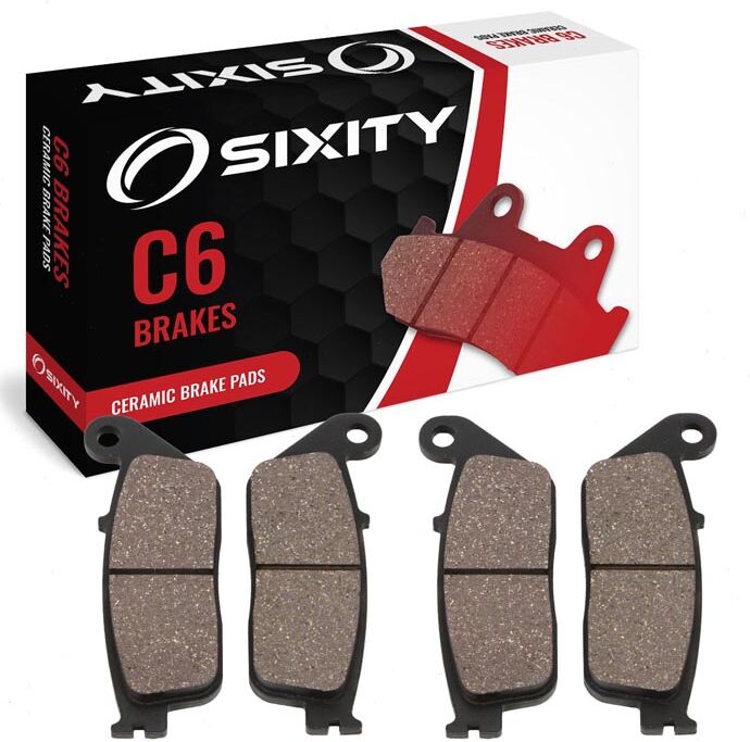 Sixity Front Ceramic Brake Pads 2014 Honda CBR650F Non ABS