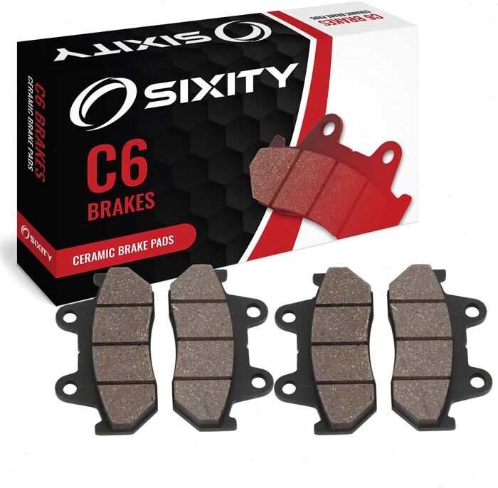 Sixity Front Ceramic Brake Pads 1983 Honda GL650I Silver Wing Interstate