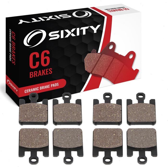 Sixity Front Ceramic Brake Pads 2005-2006 Kawasaki ZX600 Ninja ZX6-RR N1