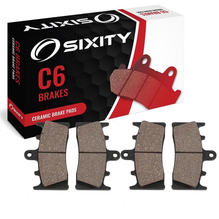 Sixity Front Ceramic Brake Pads 2006-2008 Kawasaki ZZR 600 J6F J7F J8F