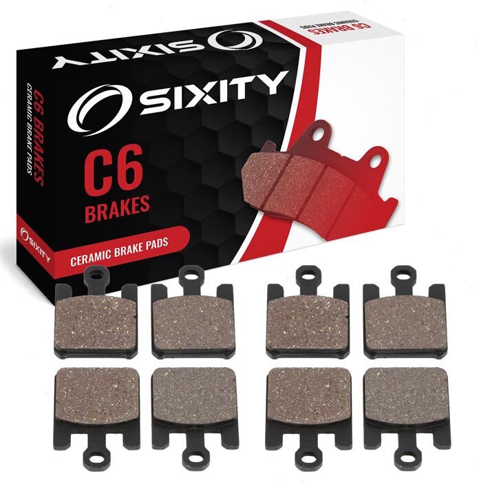 Sixity Front Ceramic Brake Pads 2003-2004 Kawasaki ZX636 Ninja ZX-6R B1