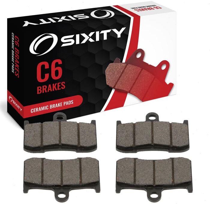 Sixity Front Ceramic Brake Pads 2003-2005 Kawasaki Z1000 ZR A1 A2 A3