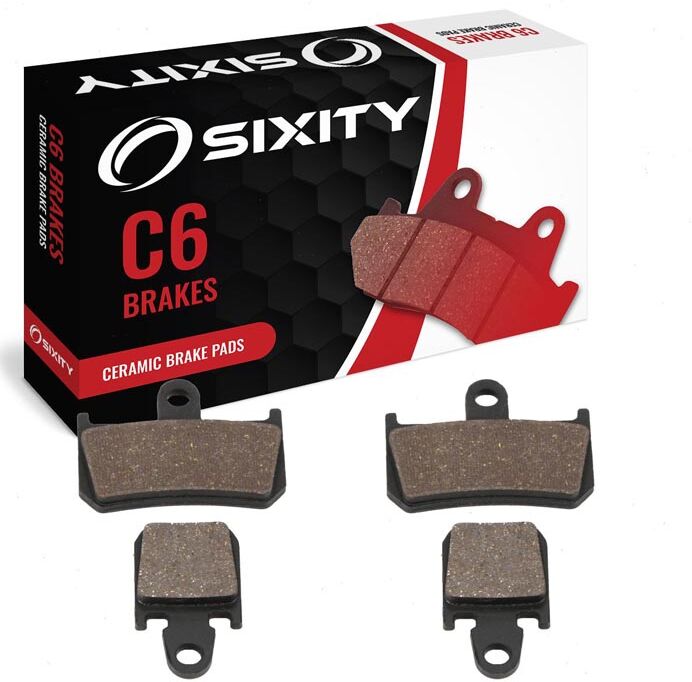 Sixity Front Ceramic Brake Pads 2007-2008 Yamaha YZF-R1 6 Piston Caliper