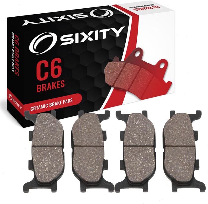 Sixity Front Ceramic Brake Pads 2001-2003 Yamaha XVS1100 V Star 1100 Custom