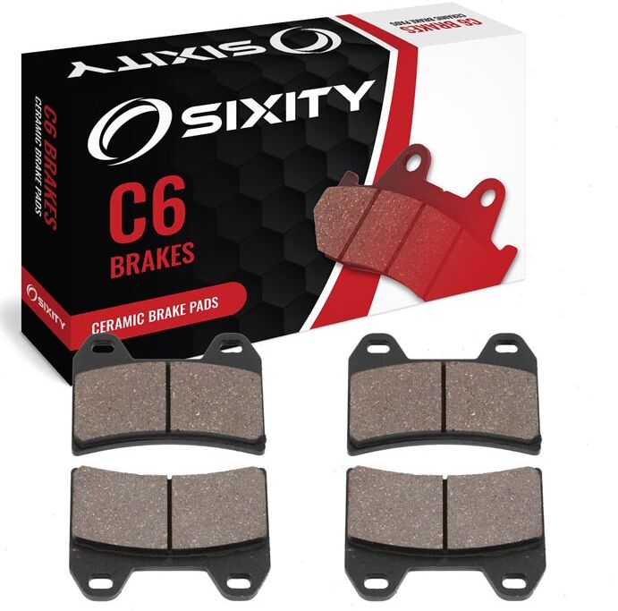 Sixity Front Ceramic Brake Pads 2009-2013 BMW F800R Disc has fixed