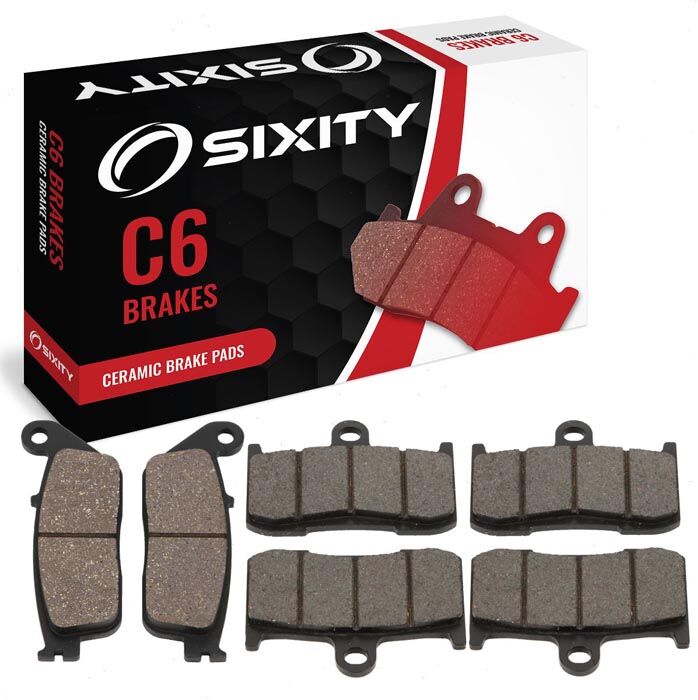 Sixity Front + Rear Ceramic Brake Pads 2015 Indian Roadmaster Nissin