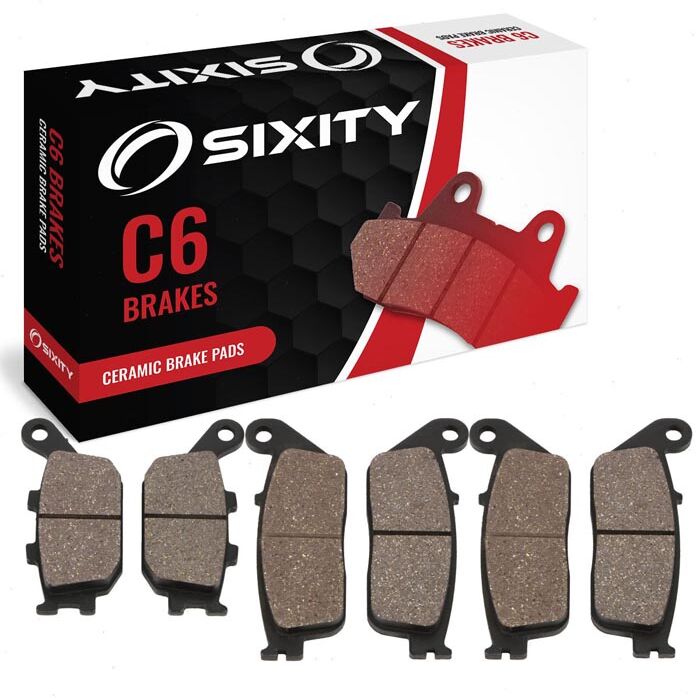 Sixity Front + Rear Ceramic Brake Pads 2003-2004 Honda CBR600RR