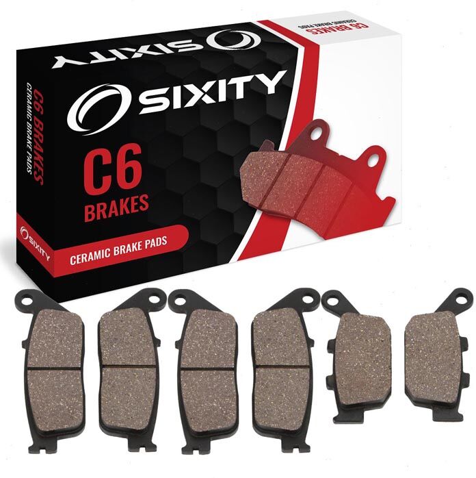 Sixity Front + Rear Ceramic Brake Pads 2014 Honda CBR650F Non ABS