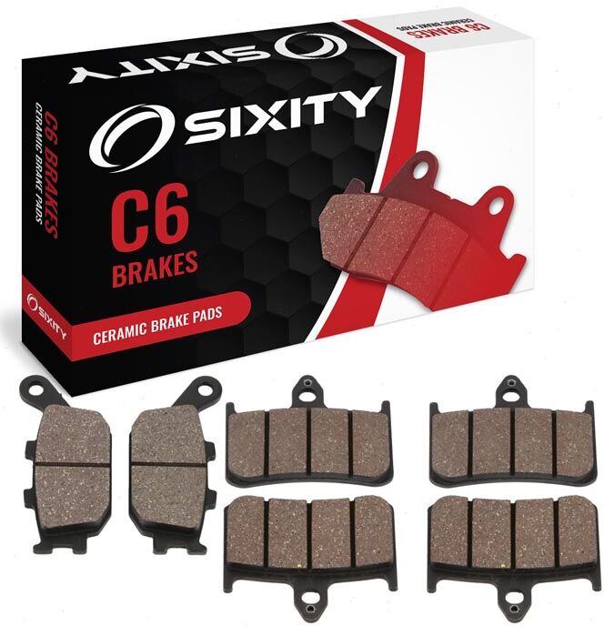 Sixity Front + Rear Ceramic Brake Pads 1994-1995 Honda CB1000