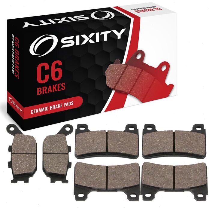 Sixity Front + Rear Ceramic Brake Pads 2004-2005 Honda CBR1000RR