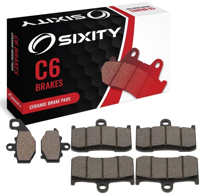 Sixity Front + Rear Ceramic Brake Pads 2002-2003 Kawasaki ZX900 Ninja ZX-9R