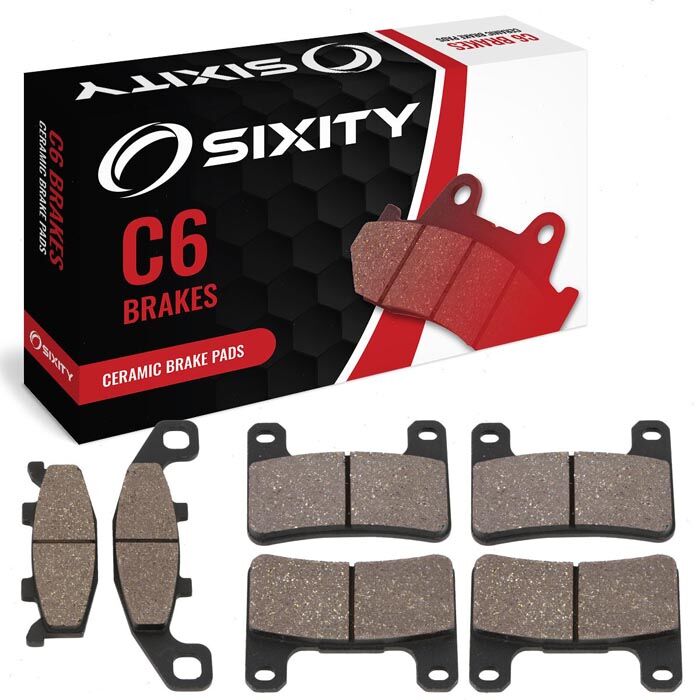 Sixity Front + Rear Ceramic Brake Pads 2012-2013 Kawasaki ZX1000 Ninja 1000 ABS