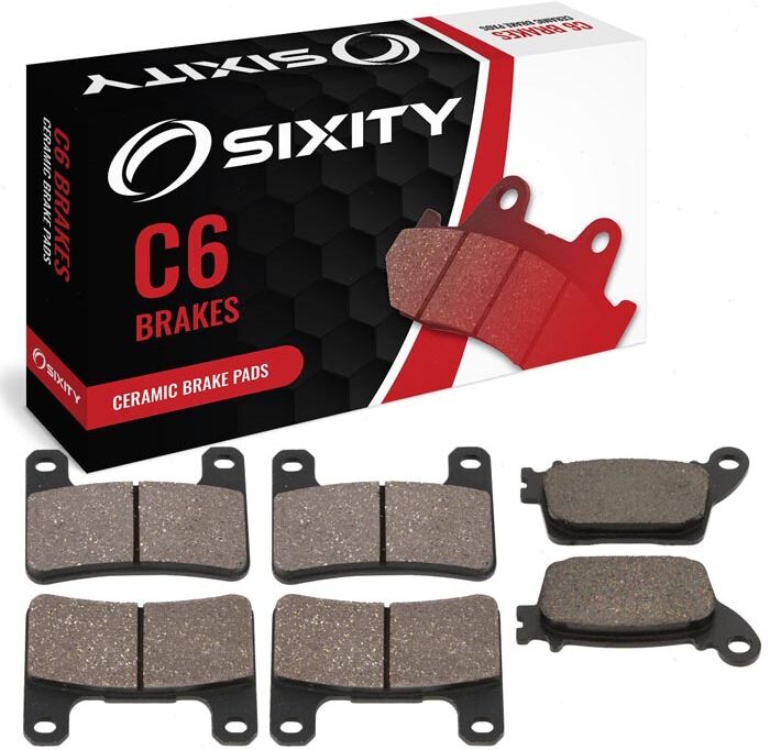 Sixity Front + Rear Ceramic Brake Pads 2015 Kawasaki ZX1000 Ninja ZX-10R ABS 30th