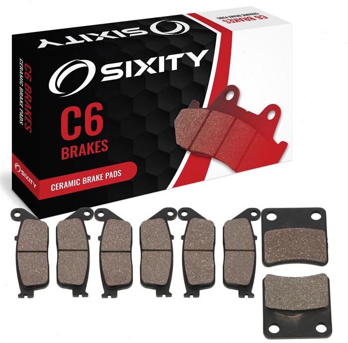 Sixity Front + Rear Ceramic Brake Pads 2012-2015 BMW C 600 GT Scooter