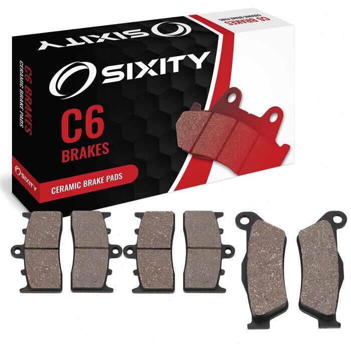 Sixity Front + Rear Ceramic Brake Pads 2004-2005 BMW R1100S ABS