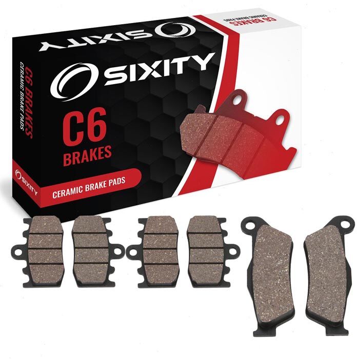 Sixity Front + Rear Ceramic Brake Pads 2000-2005 BMW R1100S Non ABS