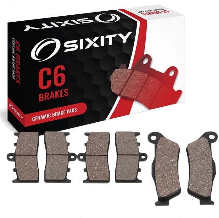 Sixity Front + Rear Ceramic Brake Pads 2002-2006 BMW R1150R Roadster