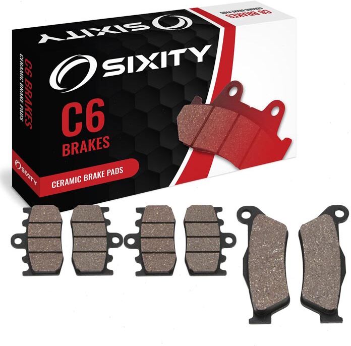 Sixity Front + Rear Ceramic Brake Pads 2005-2007 BMW R1200ST K28 0328