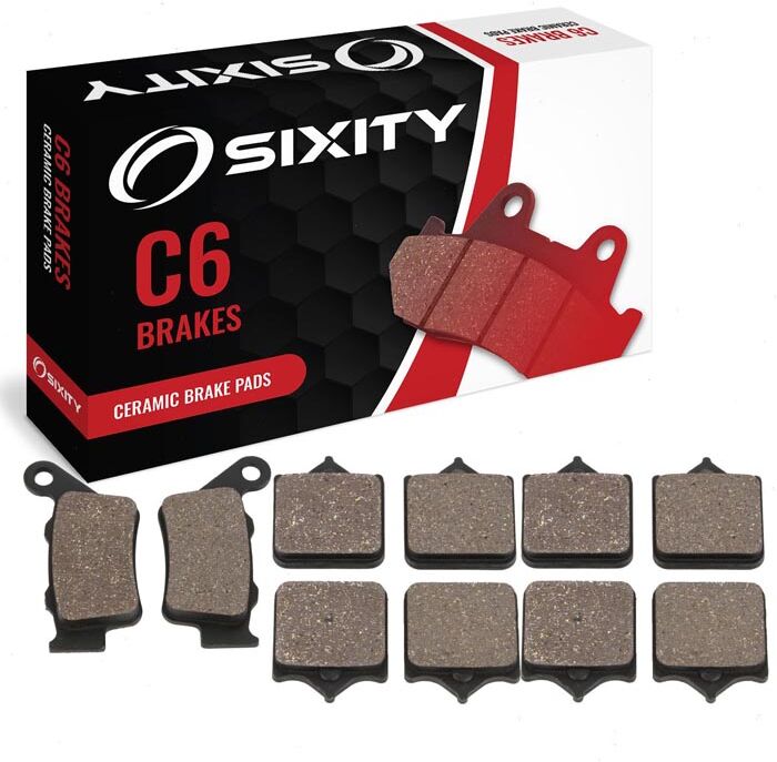 Sixity Front + Rear Ceramic Brake Pads 2014-2015 BMW S1000R Naked