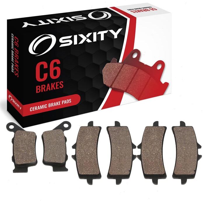 Sixity Front + Rear Ceramic Brake Pads 2015 Triumph Daytona 675 R ABS