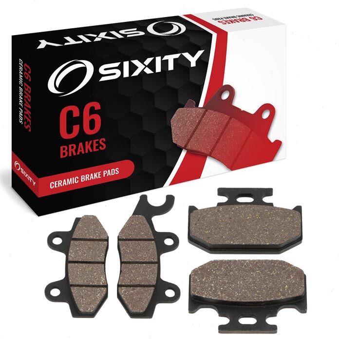 Sixity Front + Rear Ceramic Brake Pads 1994-1995 Suzuki DR350SE SL SM SN