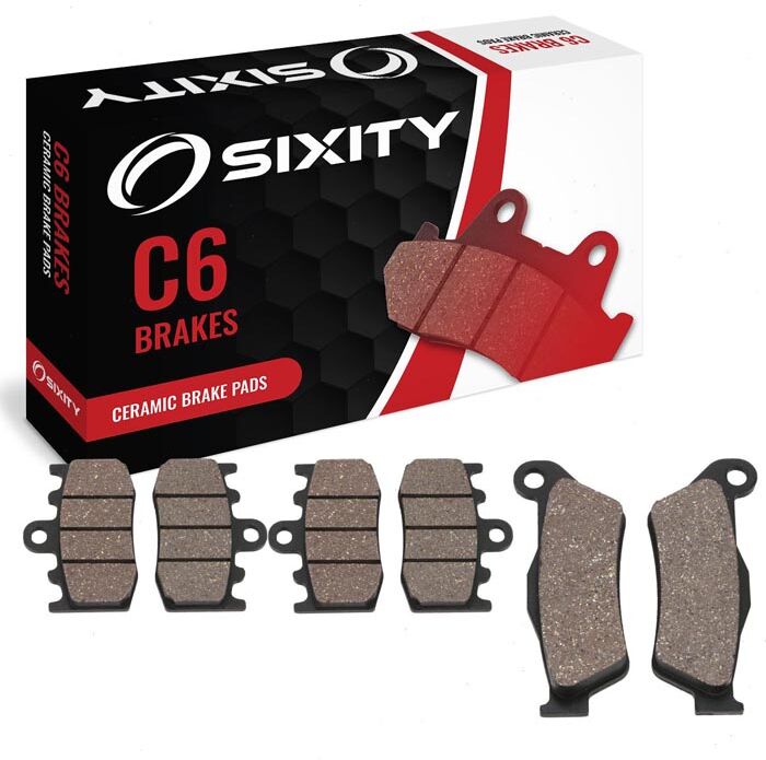 Sixity Front + Rear Ceramic Brake Pads 2002-2005 BMW R1150GS Adventure